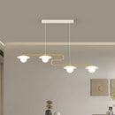 Modern gold dimmable led ceiling chandelier for dining room