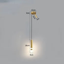 Modern gold double head led pendant lights for bedroom bedroom