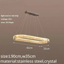 Gold Crystal LED Pendant Chrome Gold or Black