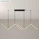 DecorBites™ Minimalist Double Z-Shaped LED Island Light Fixture