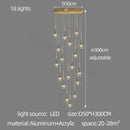 Modern gold elegant crystal chandelier living room teardrop light