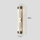 Modern gold elegant wall mounted light bedroom glass sconce