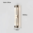 Modern gold elegant wall mounted light bedroom glass sconce