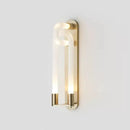 Modern gold elegant wall mounted light bedroom glass sconce