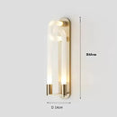 Modern gold elegant wall mounted light bedroom glass sconce