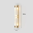 Modern gold elegant wall mounted light bedroom glass sconce
