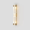 Modern gold elegant wall mounted light bedroom glass sconce