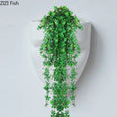 Modern gold face ceramic wall-mounted vase living room decor