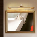 Modern gold finish tubed led vanity light kitchen wall sconce