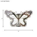 Modern gold fish wall sconce with crystal shade – bedroom light