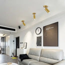 Modern gold four light adjustable led ceiling spotlight kitchen