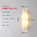 Modern gold frosted glass led wall lamp bedroom light