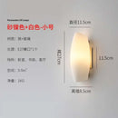 Modern gold frosted glass led wall lamp bedroom light