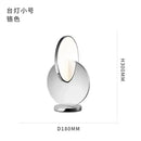 Modern gold geometric circle pendant light dining room overlapping discs
