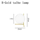 Modern gold glass ball led chandelier light bedroom floor lamp
