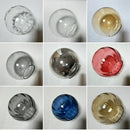 Modern gold glass ball led wall lamp for bedroom
