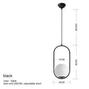 Modern gold glass ball pendant light dining room 3 light fixture