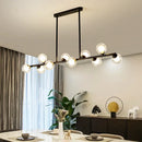 Modern gold glass balls chandelier for dining room