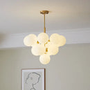 Modern gold glass balls chandelier for dining room