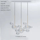 DecorBites™ Glass Bubble Ball LED Chandelier Mickey Light for Restaurant, Bar, and Store