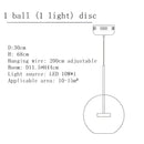 Modern gold glass bubble chandelier dining room art deco light