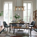 Modern gold glass ceiling light dining room 3 head pendant