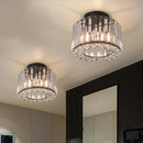Modern gold glass led chandelier ceiling light for dining room