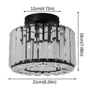 Modern gold glass led chandelier ceiling light for dining room