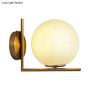 Gold Opal Glass Wall Light