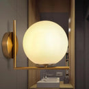 Gold Opal Glass Wall Light