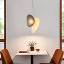 Modern gold & gray glass indoor pendant lights for dining room