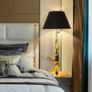 Modern gold gun floor lamp living room decorbites gun floor light
