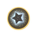 Modern gold heart pendant wall light bedroom starry black center