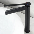 Modern gold high arc brass deck mounted basin faucet bathroom mixer