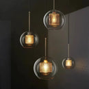 Modern gold honeycomb glass pendant lights dining room fixtures