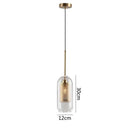 Modern gold honeycomb glass pendant lights dining room fixtures
