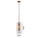 Modern gold honeycomb glass pendant lights dining room fixtures