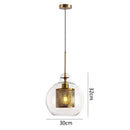 Modern gold honeycomb glass pendant lights dining room fixtures