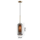 Modern gold honeycomb glass pendant lights dining room fixtures