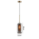 Modern gold honeycomb glass pendant lights dining room fixtures