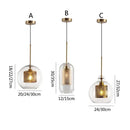 Modern gold honeycomb glass pendant lights dining room fixtures