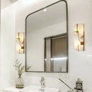 Modern gold imitation marble led wall lamp living room sconce