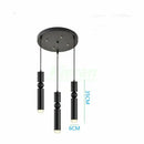Modern gold iron art led pendant light living room