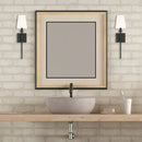 Modern gold iron led wall lamp with white shade for bedroom