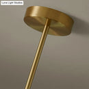 DecorBites™ Sleek and Elegant Linear Gold Island Pendant Lighting with Spherical Glass Shades for Dining Table
