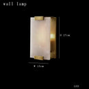 Modern gold italian marble pendant lamp dining room geometric light