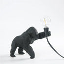 Modern gold king kong resin night light bedroom table lamp