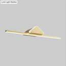 Modern gold led bar wall light bedroom metallic vanity bulb included