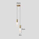 Modern gold led pendant lamp bedroom & kitchen lighting