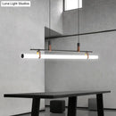 DecorBites™ Acrylic Island Pendant Light: Sleek Pole Design with LED: Perfect for Dining Room